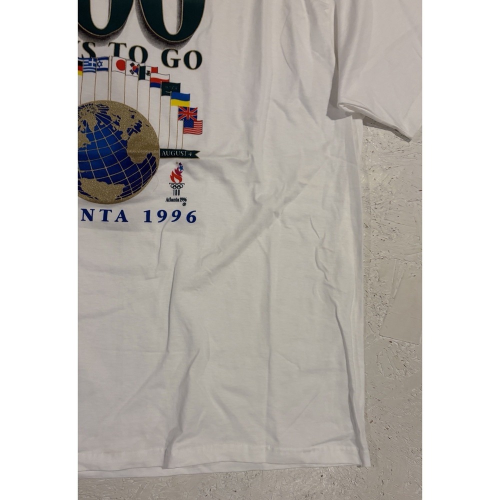 New Vintage 1996 Atlanta Olympics Single Stitched T-Shirt Size 2XL Olympiad XXVI - Picture 2 of 10